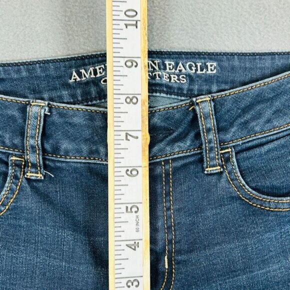 American Eagle Jeans Womens Size 2 Jegging Dark Wash‎ Stretch Denim AEO - Picture 11 of 13